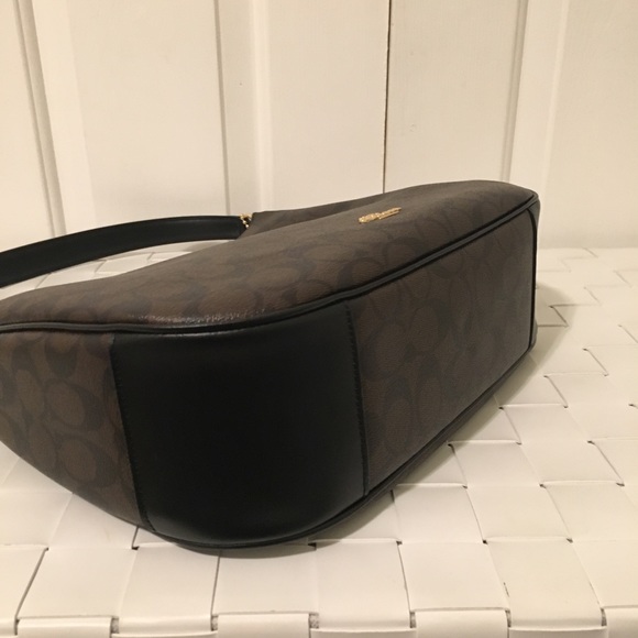 NWT coach signature zip hobo shoulder bag - Picture 4 of 7